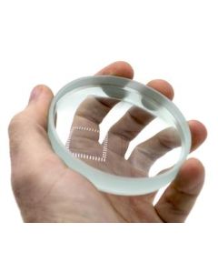 Double Concave Lens, 150mm Focal Length, 3" (75mm) Diameter - Spherical, Optically Worked Glass Lens - Ground Edges, Polished - Great for Physics Classrooms - Eisco Labs