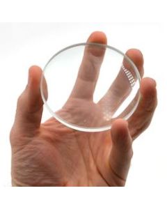 Double Concave Lens, 200mm Focal Length, 3" (75mm) Diameter - Spherical, Optically Worked Glass Lens - Ground Edges, Polished - Great for Physics Classrooms - Eisco Labs