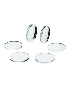 6 Piece Acrylic Lens Set - 2" (50mm) Diameter - Double Convex, Double concave, Plano Convex, Converging Concave-Convex, Diverging Concave-Convex, Plano-Concave