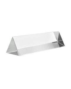 Equilateral Prism, 4" (100mm) Length, 1" (25mm) Faces - Triangular - Polished Acrylic - Excellent for Physics, Light Refraction & Wavelength Experiments, Photography - Eisco Labs