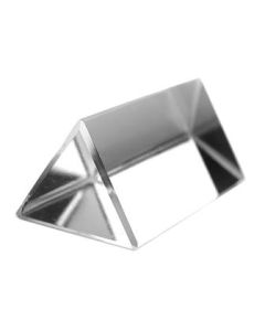 Equilateral Prism, 2" (50mm) x 1" (25mm) - Glass  - Useful for Experiments in Optics, Light Refraction & Wavelengths - Eisco Labs