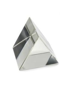 Glass Equilateral Prism - 60 Degree Angles - 50mm Sides - Premium - Eisco Labs