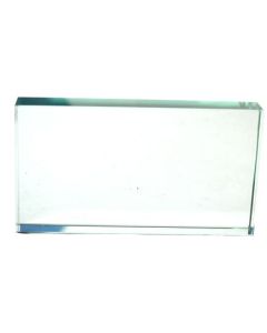 Eisco Labs Glass Rectangular Block; 125mm X 65mm X 18mm Size