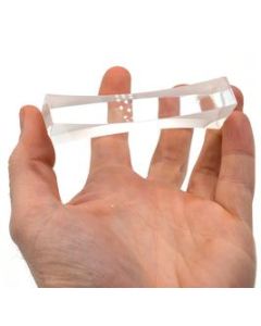 Eisco Labs Double Concave Acrylic Lens; 86mm Length, 20cm Focal Length