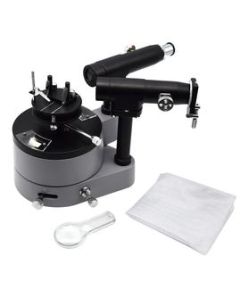 Advanced Spectrometer, Turntable - For Optical Studies and Light Physics - Includes Prism Holder, Grating Holder, Collimator, Telescope, and Wooden Storage Case - Eisco Labs