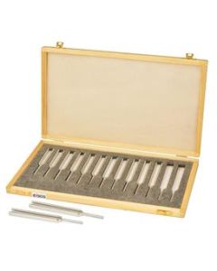 Steel Tuning Fork Set - Set of 13 - In Wooden Case, Designed for Physics experimentation - Eisco Labs