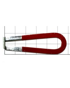 Eisco Labs Horseshoe, U Magnet, Chrome Steel, 5 3/4" x 2"