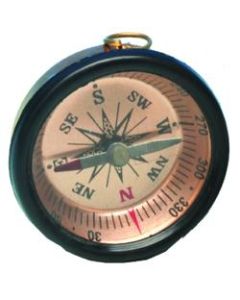 Eisco Labs Small Pocket Compass - Aluminum - 45mm diameter
