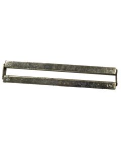 Eisco Labs Rectangular Zinc Plated Steel Bar Magnets, 150x10x10mm, Pair with Keepers