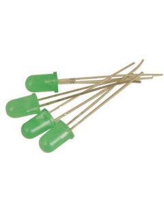 Eisco Labs Green Light Emitting Diode (LED); Pack of 10