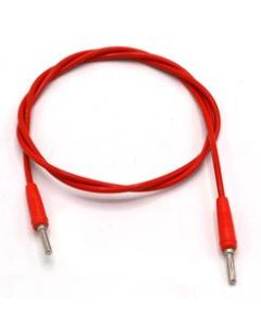 Red Double sided 4mm Connecting lead 1000mm (39.37") Single lead Eisco Labs