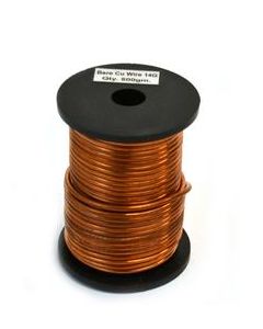 Copper Wire, Bare, 50ft Reel, 14 SWG (12 AWG) - 0.08" (2.0 mm) Dia.