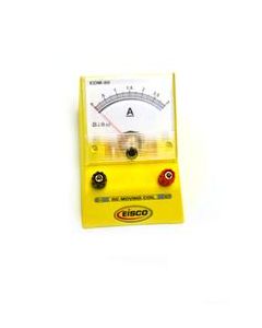 Eisco Labs Analog Ammeter, DC Current Meter, 0 - 3 Amp, 0.05A resolution