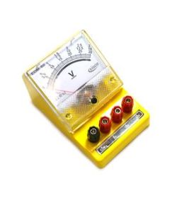 Eisco Labs Moving Coil Meters DC, Voltmeter 0 - 3 V, 0-15 V, 0-30 V (Triple)