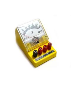 Eisco Labs Moving Coil Meters DC, Voltmeter 0 - 3 V, 0-15 V, 0-300 V (Triple)