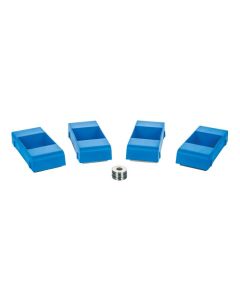 Rolling Friction Halls Carriages (Cars), Includes 4 Cars with Different Wheel Types