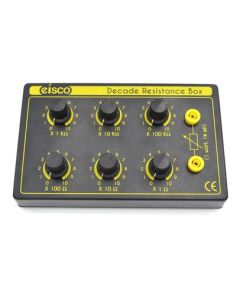 Eisco Labs 6 Decade Resistance Box, Variable from 0-1,111,110 Ohms