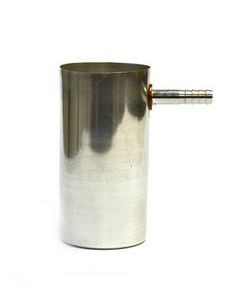 Eisco Labs 4" Aluminum Overflow Can, Box of 2