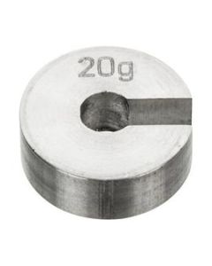 Slotted Mass Spare-- Stainless Steel, 20g - Eisco Labs