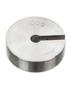 Slotted Mass Spare-- Stainless Steel, 100g - Eisco Labs