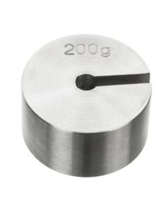 Slotted Mass Spare-- Stainless Steel, 200g - Eisco Labs