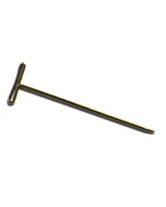 Eisco Labs Nickel Plated Dissection T-Pins, 2" Length, 9/16" Head, Pack of 100