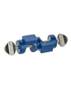 Bosshead, Mini - Fits Rods up to 15mm, Right Angle - Screw Adjustable - Heavy Duty Powder Coated Zinc Alloy - High Torsional Strength - Research, Industrial Laboratory Grade -  Eisco Labs