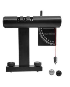 Projectile Launcher - Experiment Components Only - For Studying Kinematic Equations, Potential & Kinetic Energy  - Launcher, Protractor, 2 Balls - (Base Not Included) - Visual Scientifics by Eisco