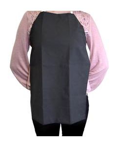 Black Rubberized Apron Bib, Extra Small (15" W, 22" L) - Eisco Labs