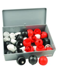 Magnetic Atoms Molecular Model Set (Carbon, Methane, Butane) - Eisco Labs