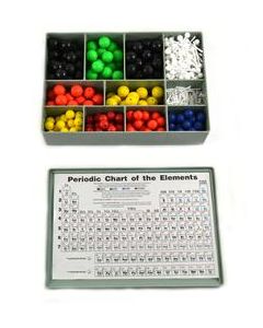 Organic and Inorganic Chemistry Molecular Atomic Model Set - 520 Pieces with Hard Plastic Case