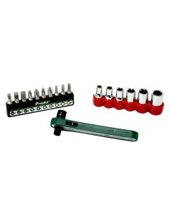 Elenco 17 pc. Offset Ratchet & Socket Driver set