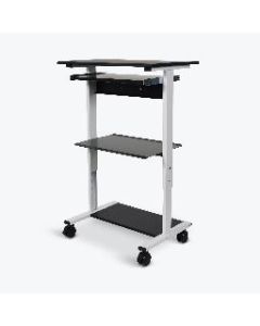 Three-shelf Adjustable Stand Up Workstation