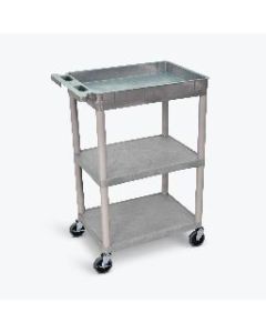 Tub Top and Flat Middle/Bottom Shelf Cart