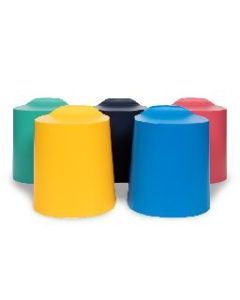 TailFin Plastic Stackable Stools � 5-Pack