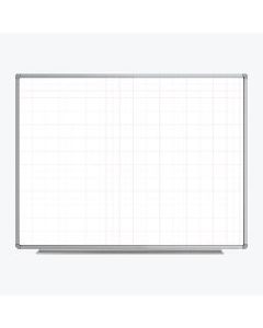 48� x 36� Wall-Mounted Magnetic Ghost Grid Whiteboard