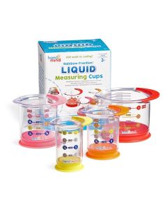 Rainbow Fraction Liquid Measuring Cups