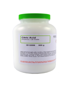 Citric Acid Anhydrous L/G 500G