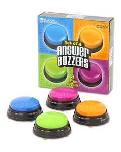 Answer Buzzers, Set of 4