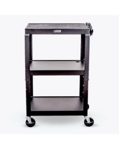 Adjustable-Height Steel AV Cart