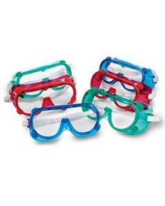 Color Safety Goggles, Set of 6