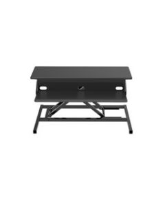 Two-Tier Pneumatic Standing Desk Converter - Black