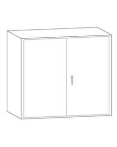 Hann DD-5 Modular Steel Base Cabinet With Double Locking Doors 21 x 36