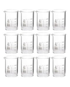 BEAKER, GLASS, BORO 3.3, 25ML PKG/12