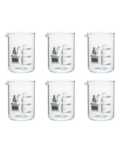 BEAKER, GLASS, BORO 3.3, 800ML PKG/6