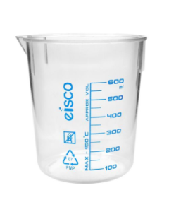 Beaker - TPX, 600 x 50ml.