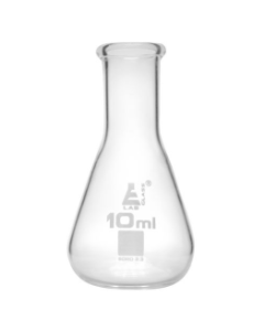 Flask Conical 10ml, narrow neck, borosilicate glass