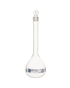 Flasks Volumetric with Glass Stopper Class - B, 200ml