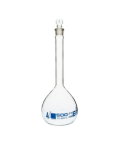 Flasks Volumetric with Glass Stopper Class - B, 500 ml