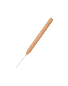 Straight Needle with Hardwood Handle, 1.3" Needle Length, 4" Handle Length - Eisco Labs